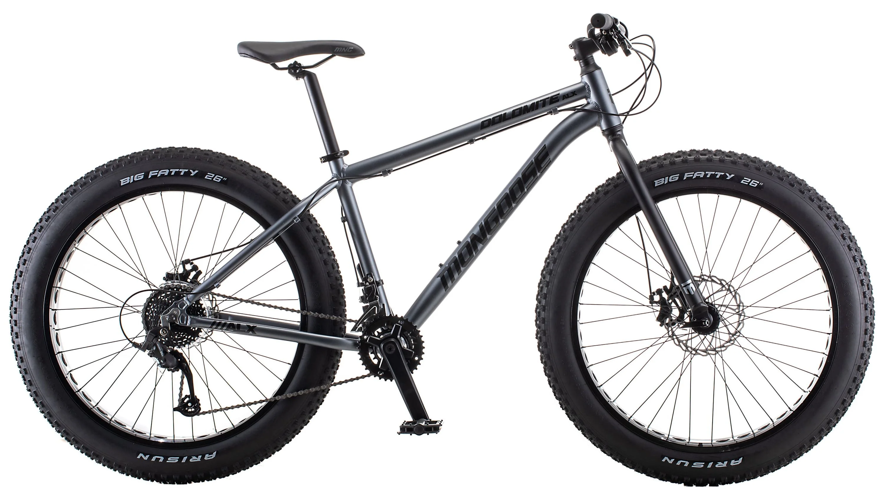 26" Dolomite ALX Unisex Fat Tire Mountain Bike, Gray, Ages 12+(26") - Image 9