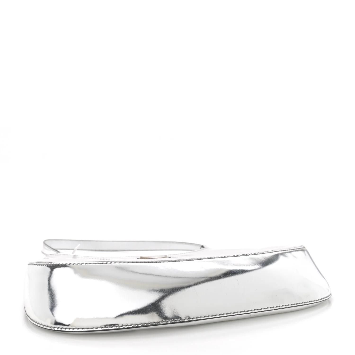Spazzolato Cleo Shoulder Bag Argento