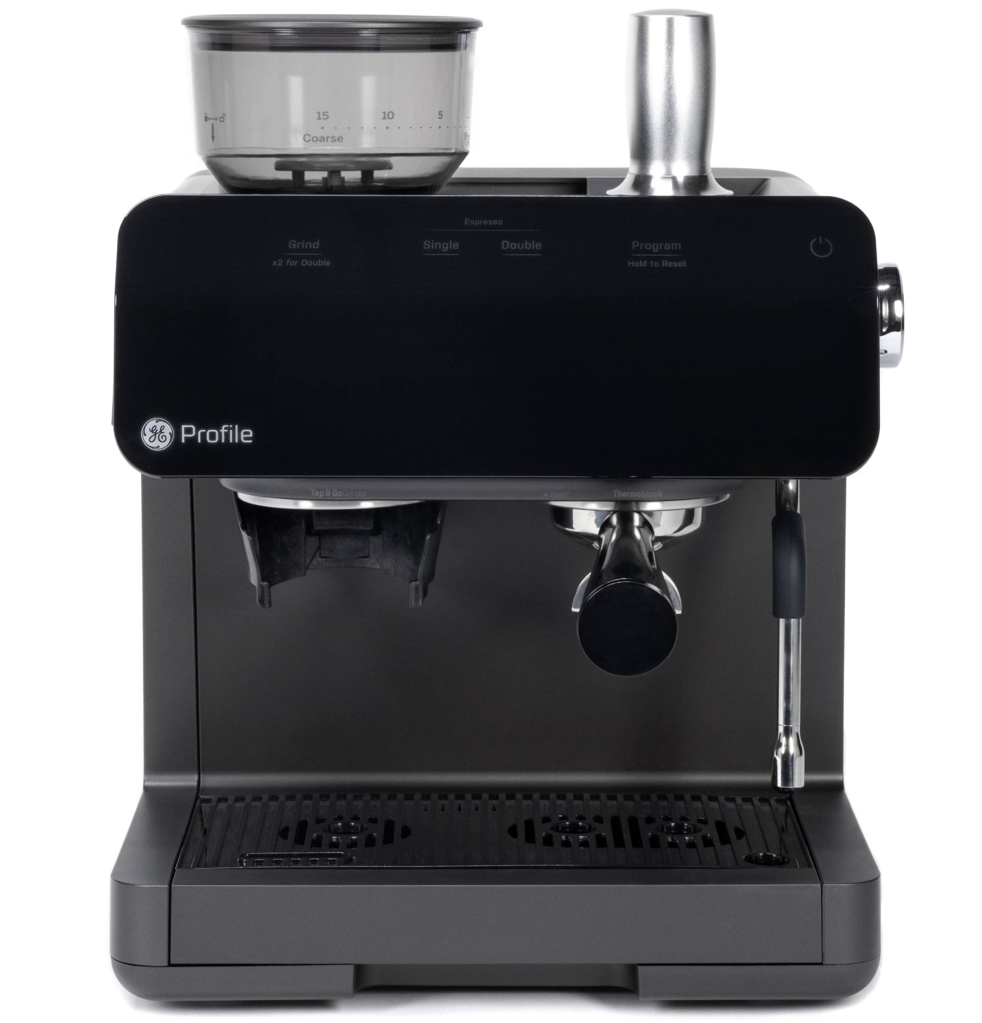 GE Profile Semi Automatic Espresso Machine + Frother - Black