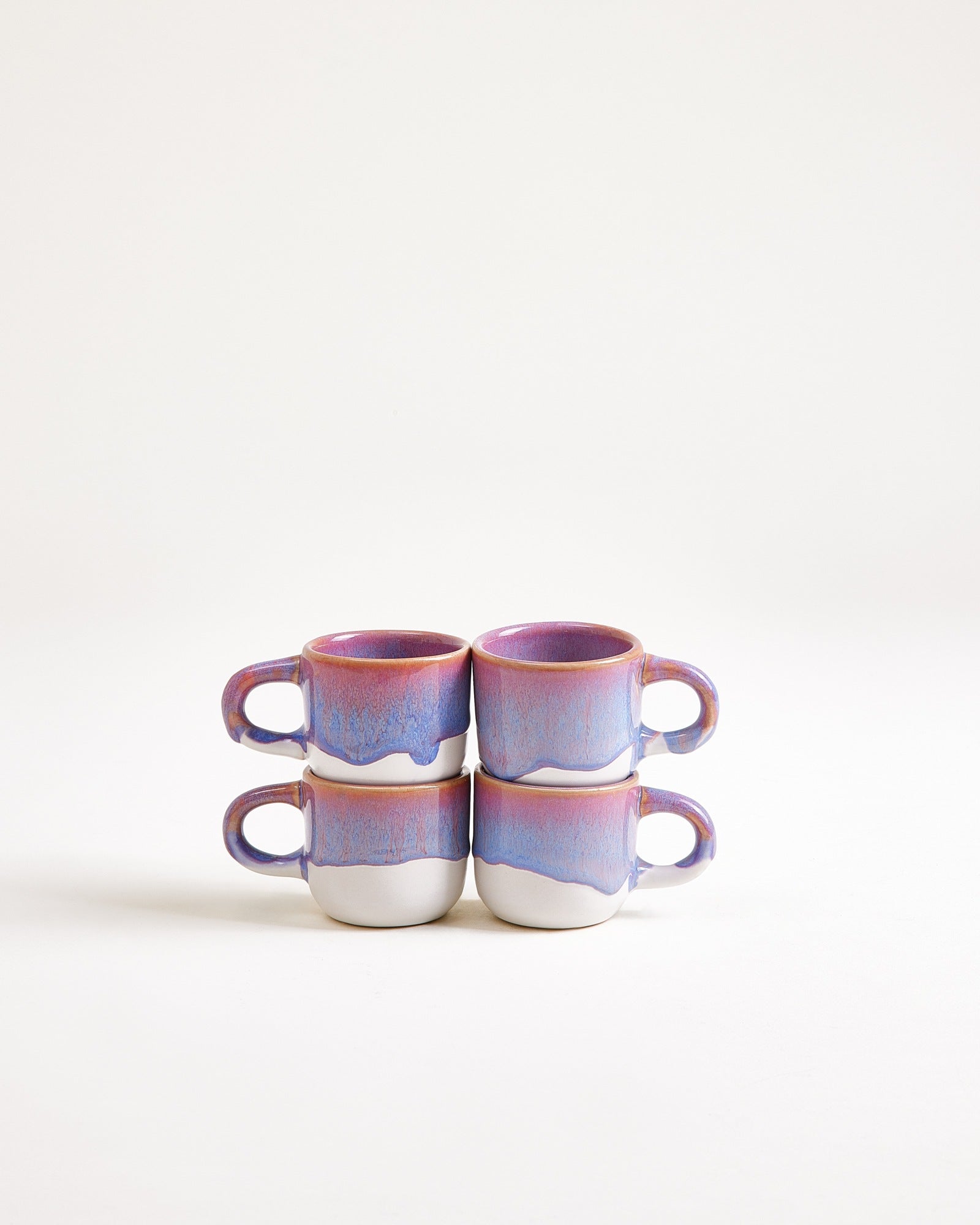 COIMBRA - ESPRESSO MUG PURPLE SET OF 4