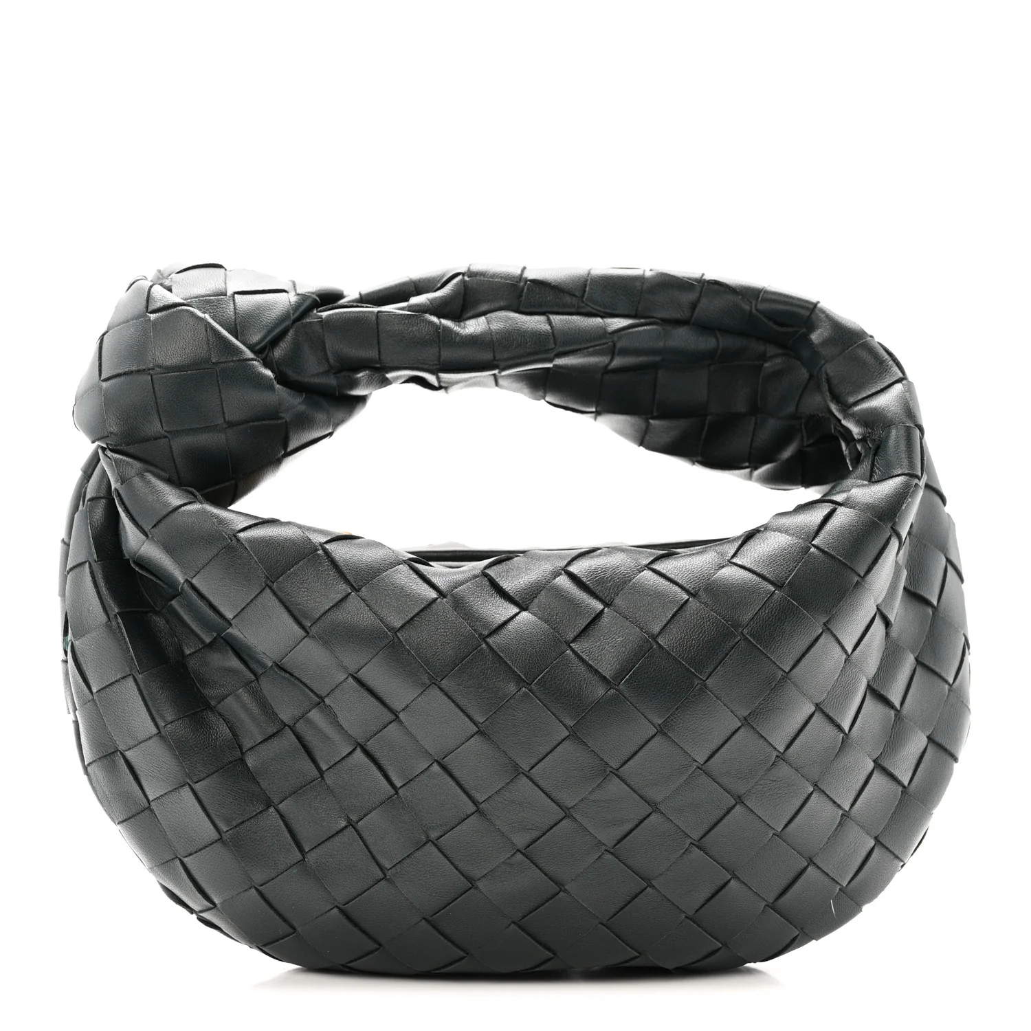 Nappa Intrecciato Mini Jodie Dark Moss