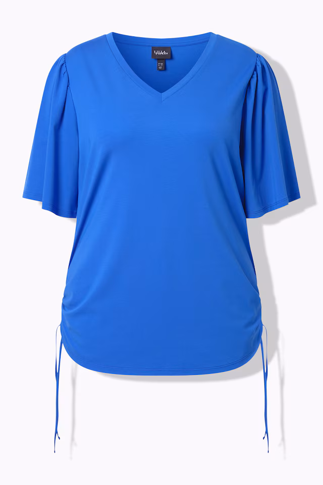 Wing Sleeve Gathered Tee