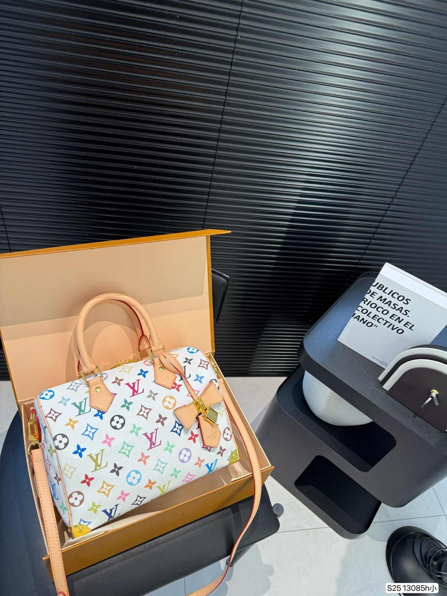 【ルイヴィトン】LV×TMコラボ Speedyバンドリエール25 限定発売中M13085