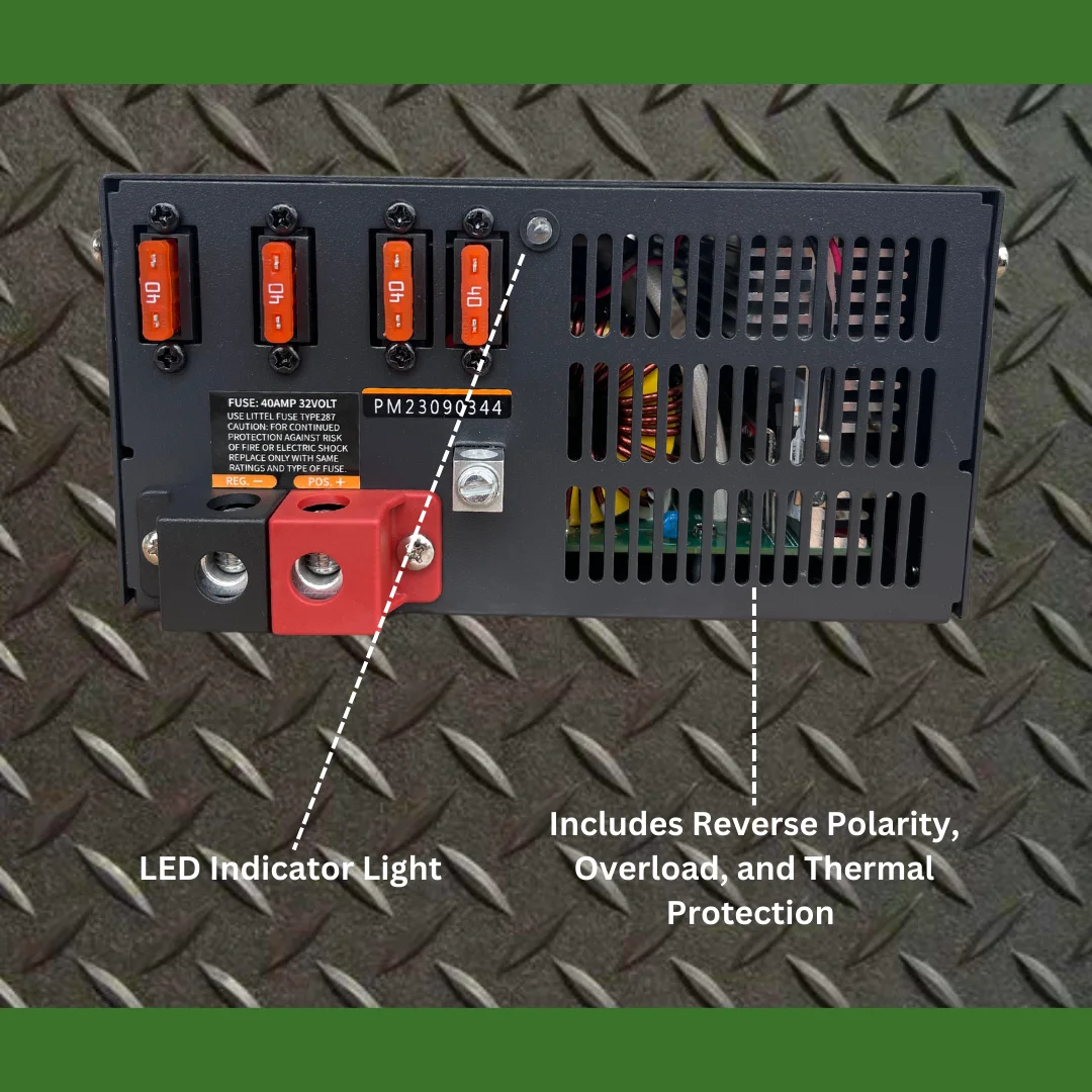 Powermax USA 100A 12V - 110V Smart Automotive Battery Charger