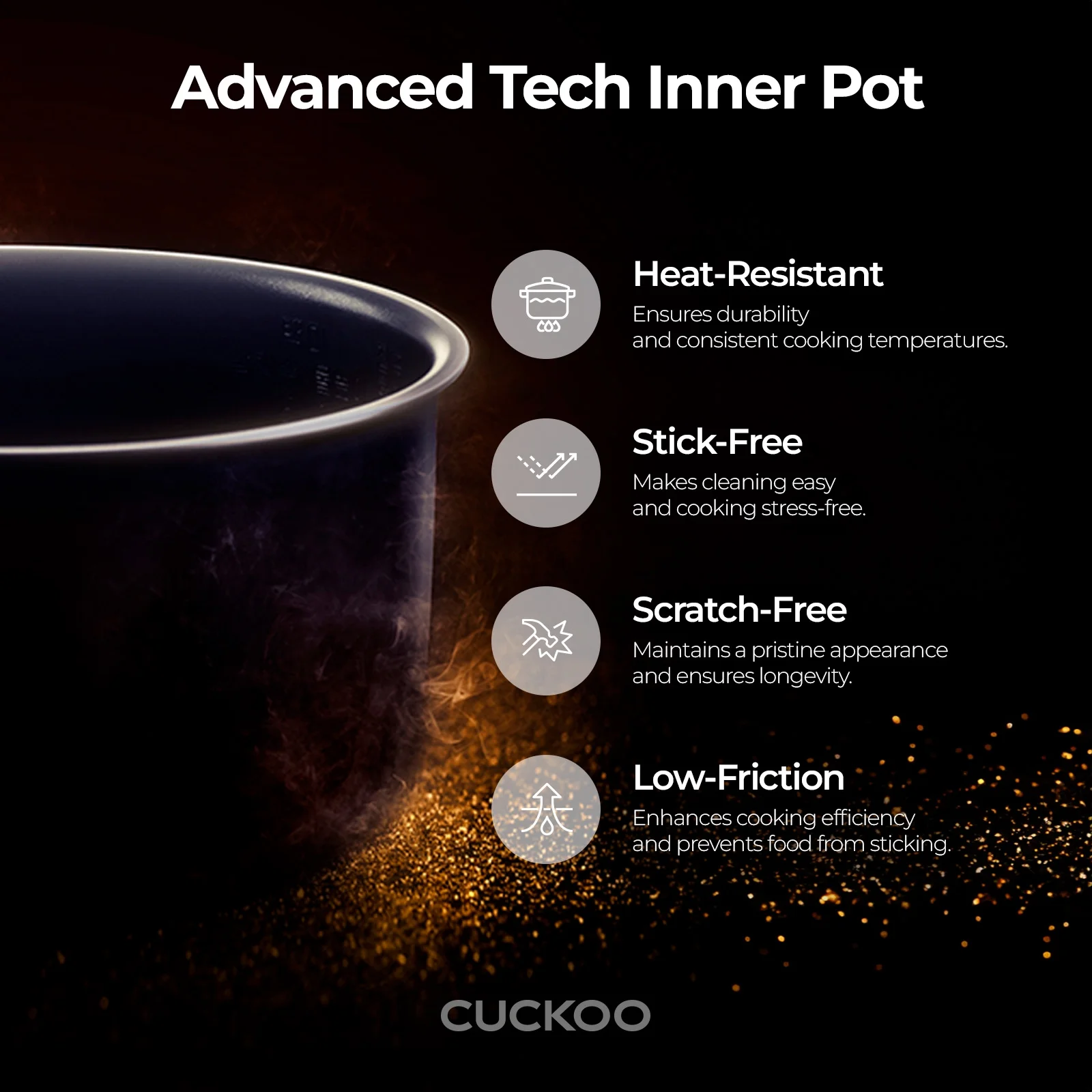 CUCKOO CRP - P1009SB 10 - Cup (Uncooked) Heating Pressure Rice Cooker & Warmer with Nonstick Inner Pot