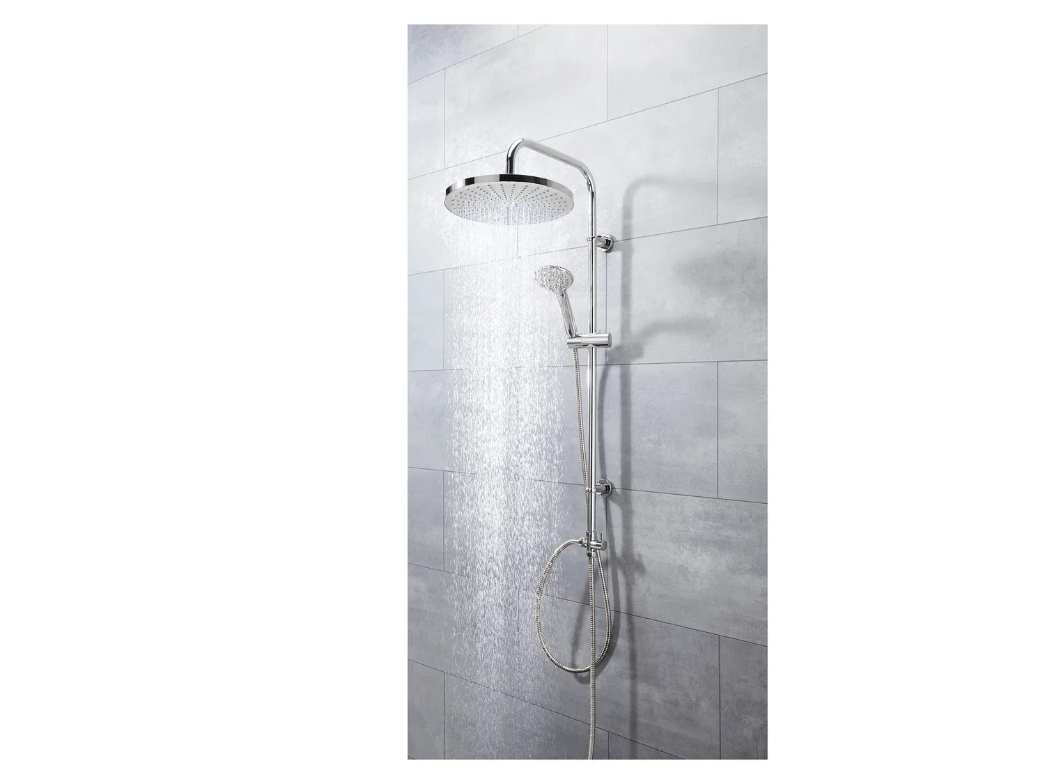 LIVARNO home Colonne de douche XXL avec systme anti-gouttes