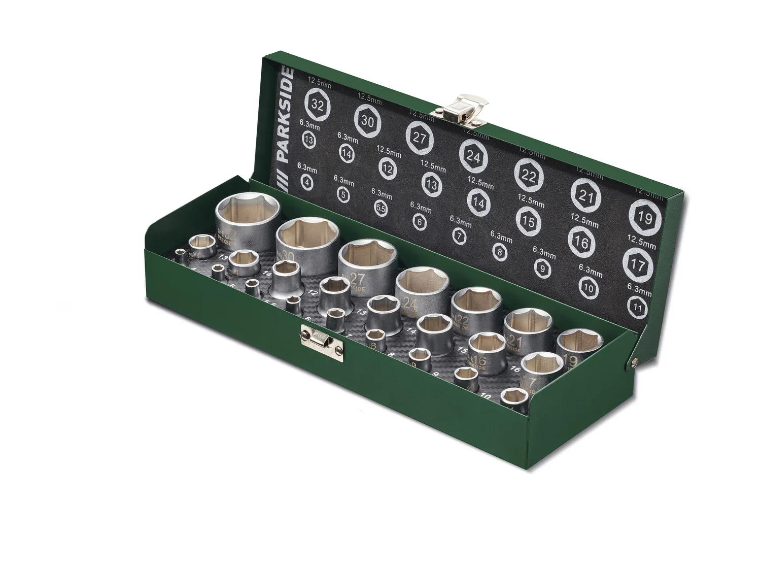 PARKSIDE Set de douilles, 24 pices