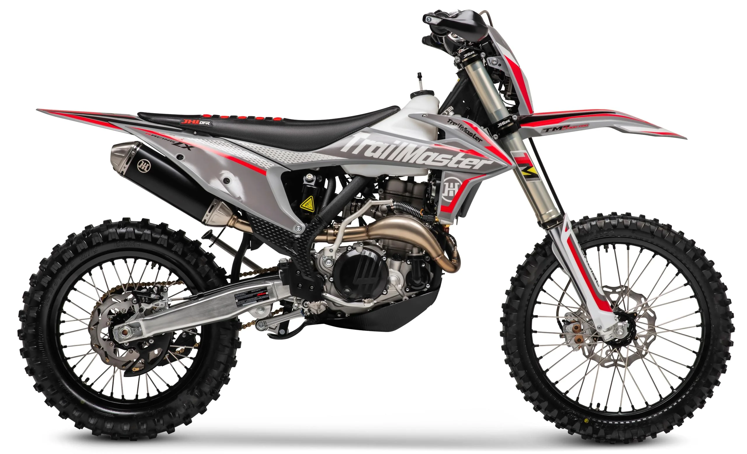 Pro-Series High-Performance LX300 PRO Racing Ready Mid-Size Electric Start Dirt Bike (Red)(Red) - Image 6