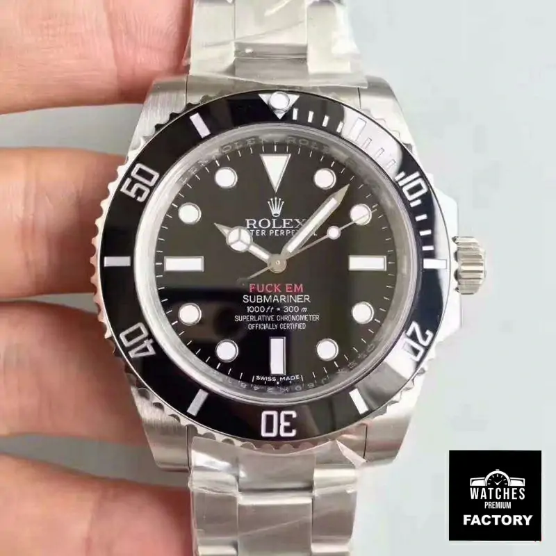 Rolex Submariner 114060 Noob Factory V9 Black Dial