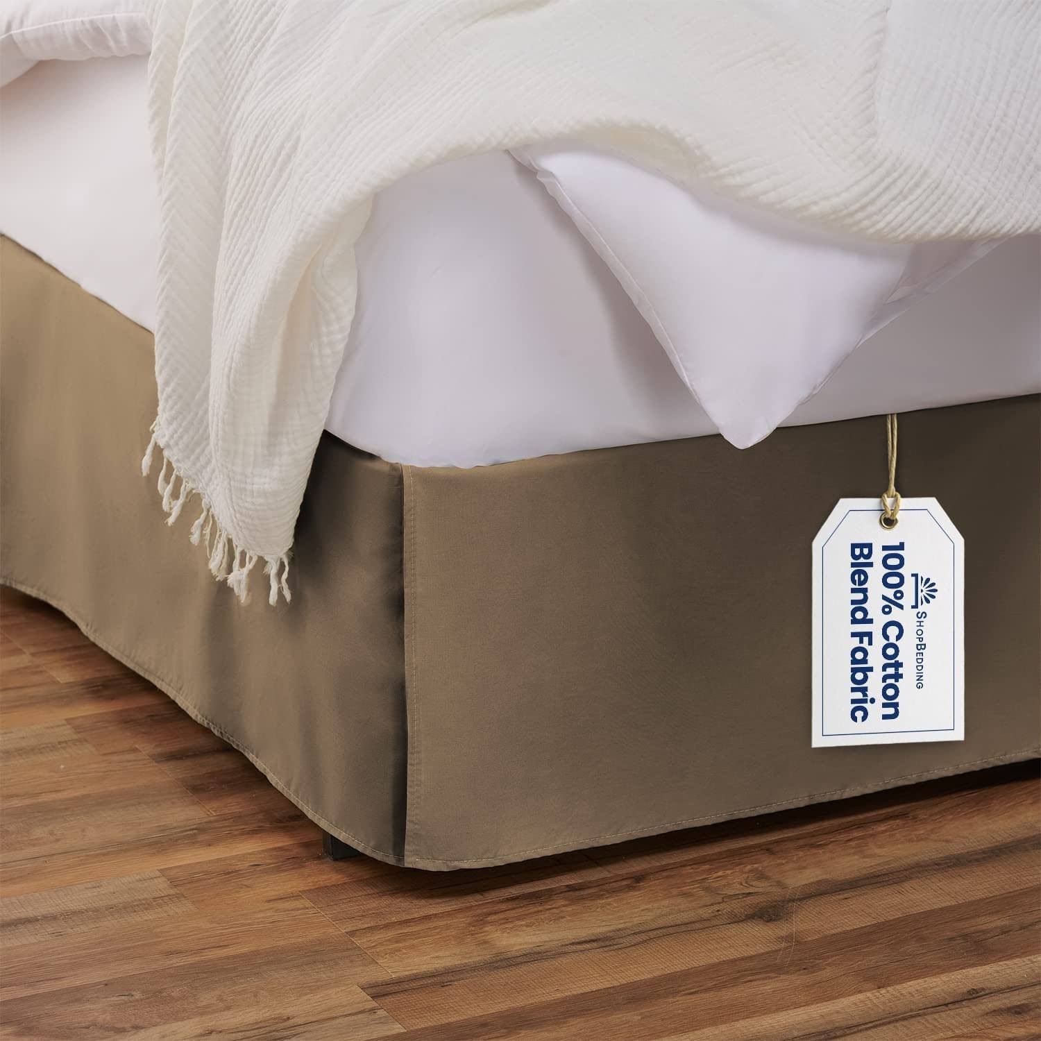 Shopbedding Tailored Bed Skirt - Camel, Queen 18