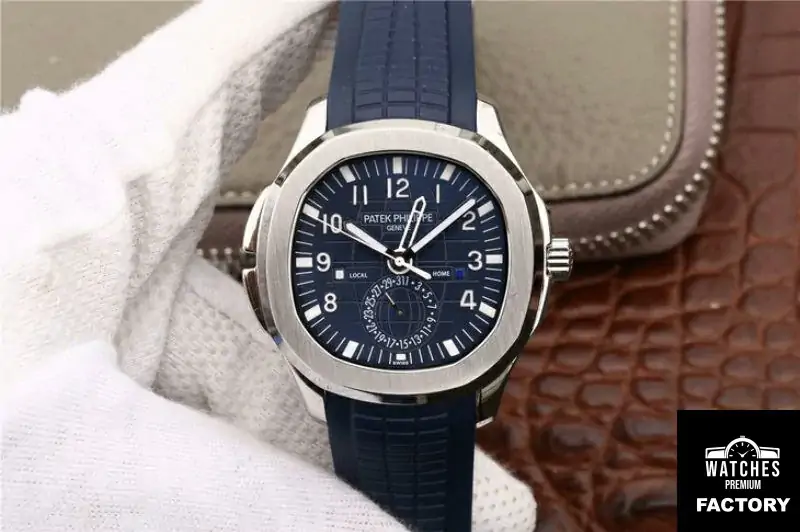 Patek Philippe Aquanaut Dual Time 5164A-001 MP Factory Blue Dial