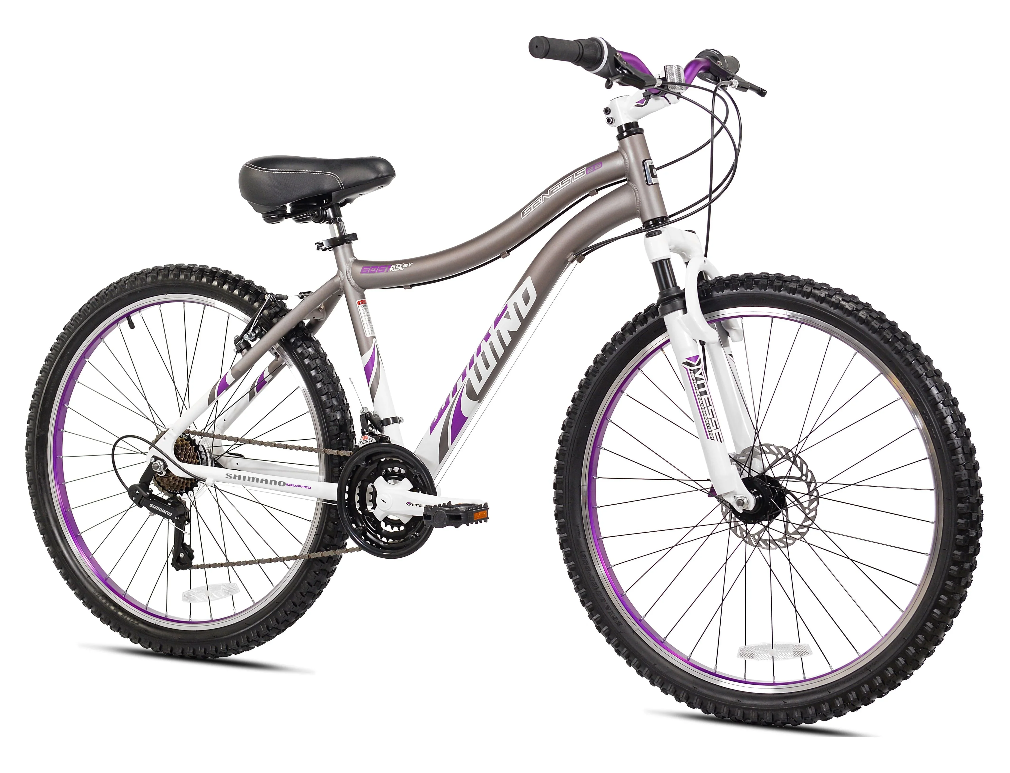 Genesis 26 Whirlwind Women's Mountain Bike, Gray