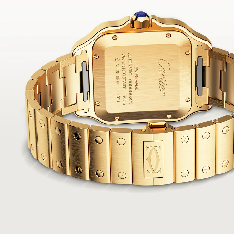 [Super Clone]SANTOS Gold 39.8mm