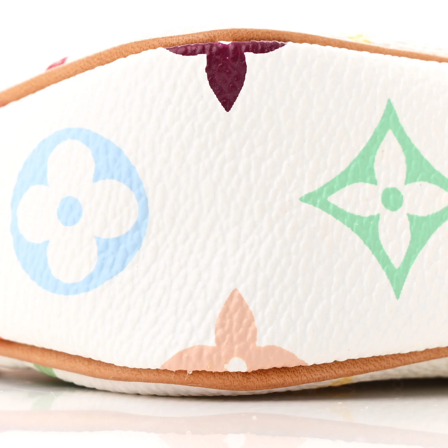 Monogram Multicolor Pochette Accessories White