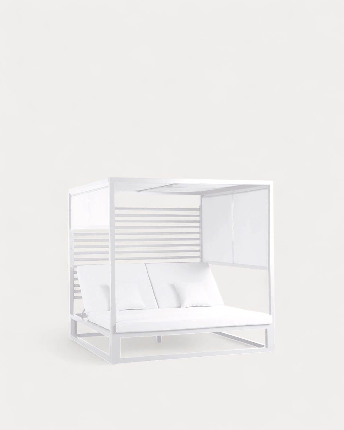 Mersia - Cama Balinesa Reclinable de Tela y Aluminio Mersia