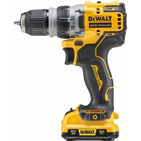 Dewalt – Perceuse-visseuse sans fil 12V avec 2 batteries 3Ah – Moteur Brushless – Couple 57,5Nm pour perçage bois et métal – Coffret TSTAK inclus — vue 1