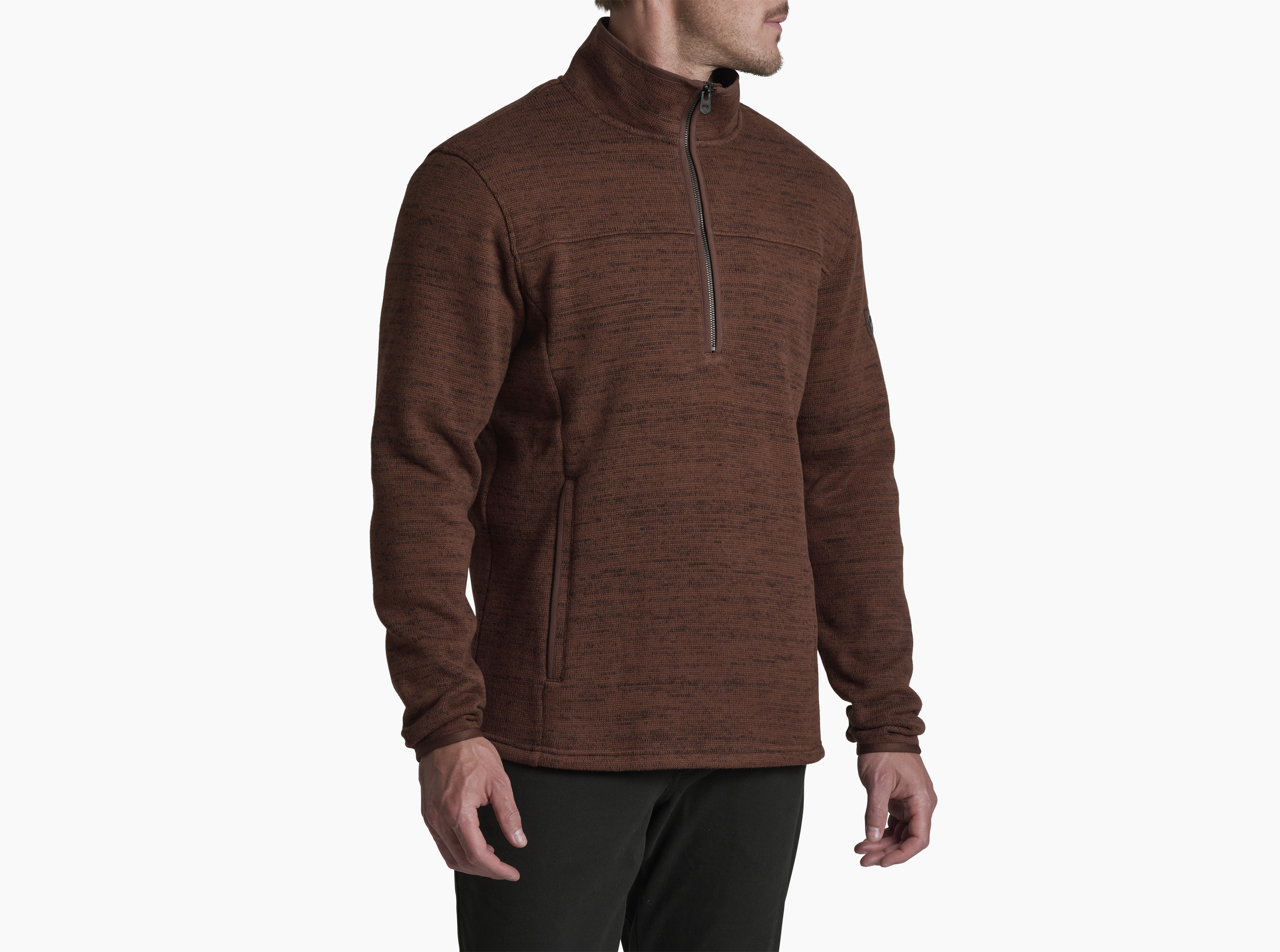 ASCENDYR™ 1/4 ZIP - RUSTIC BRICK