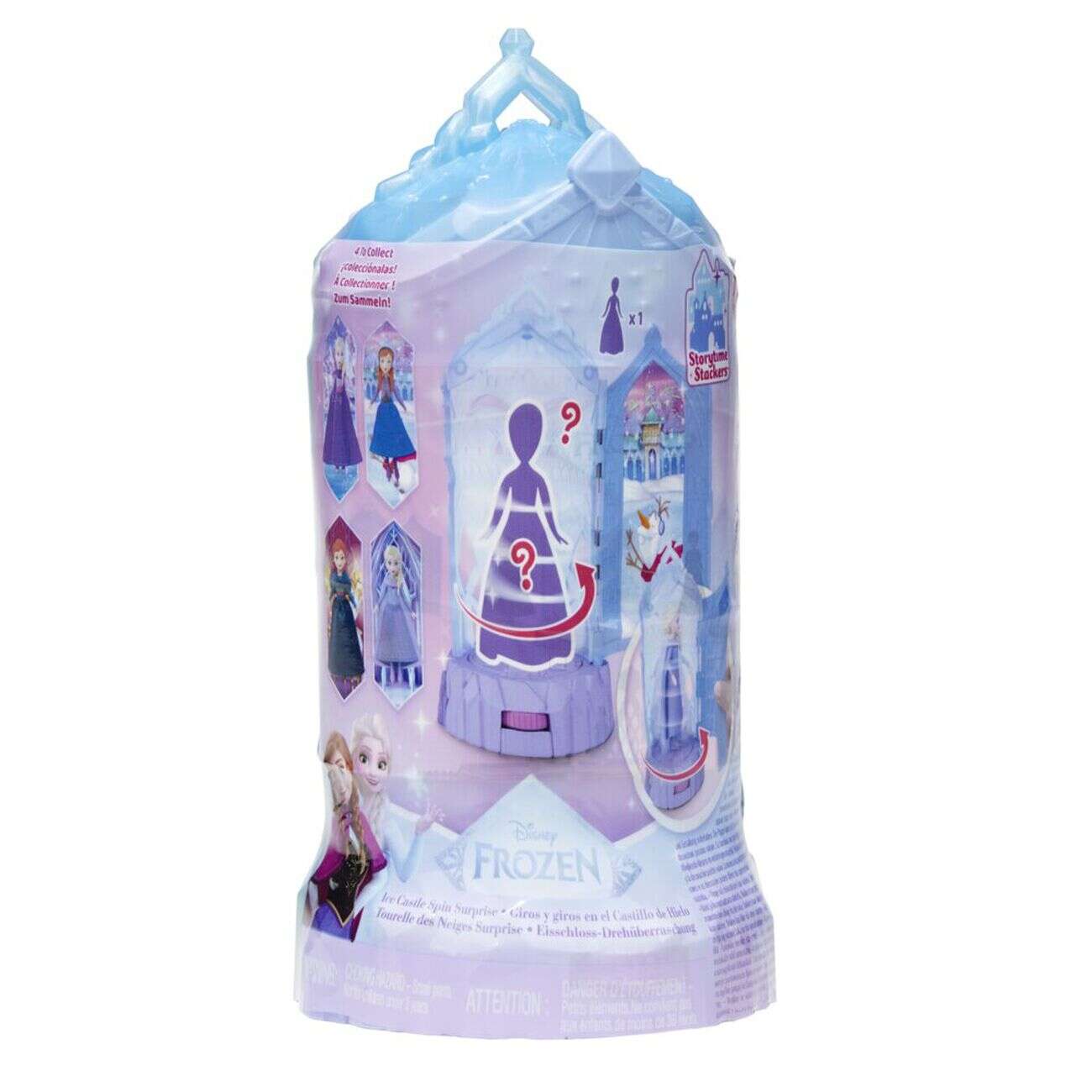 Poupée tourelle reine des neiges Frozen Ø7,5xH16cm (3 modèles)