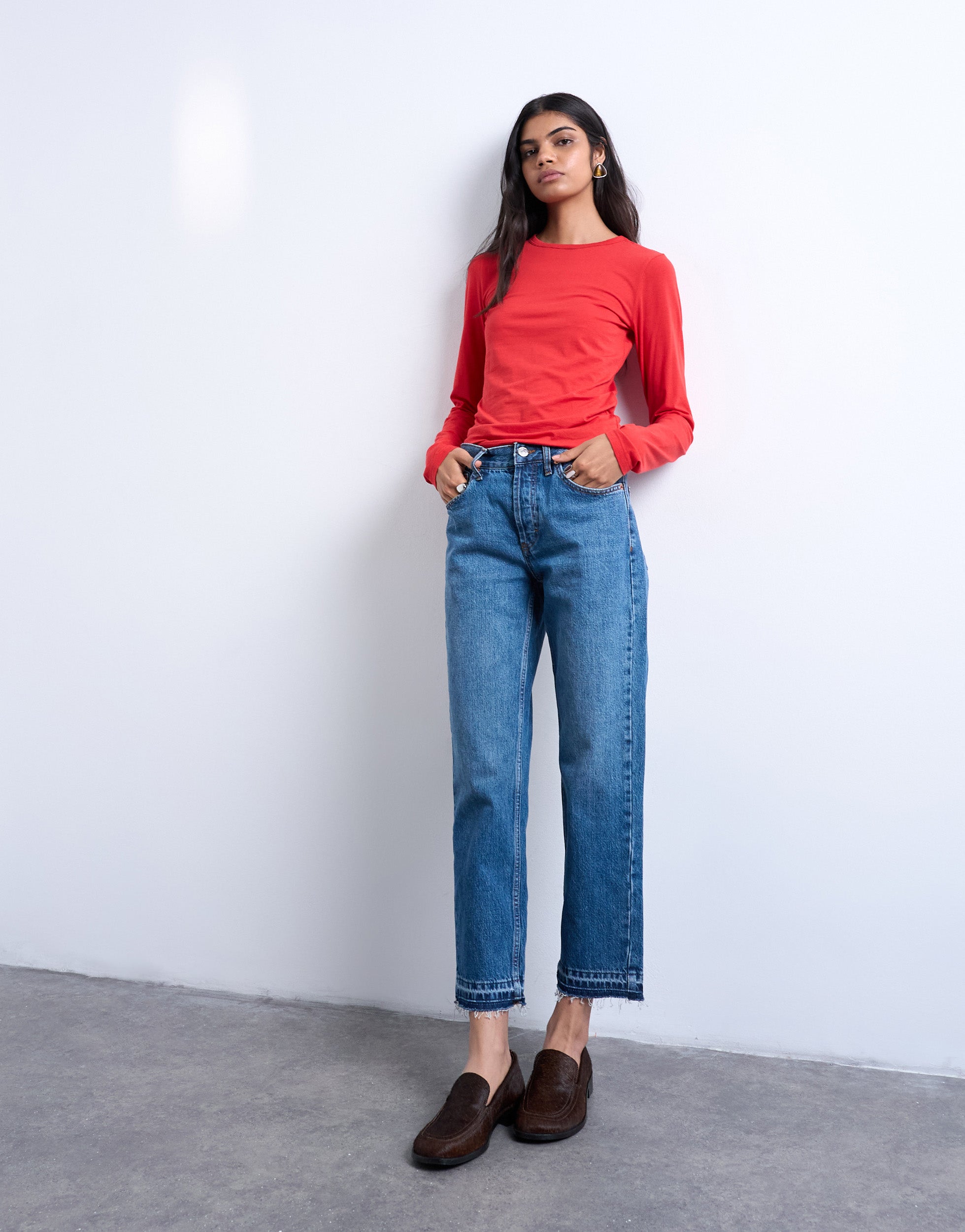 VERO MODA® TSRUNWAY Mid rise Straight Fit Jeans