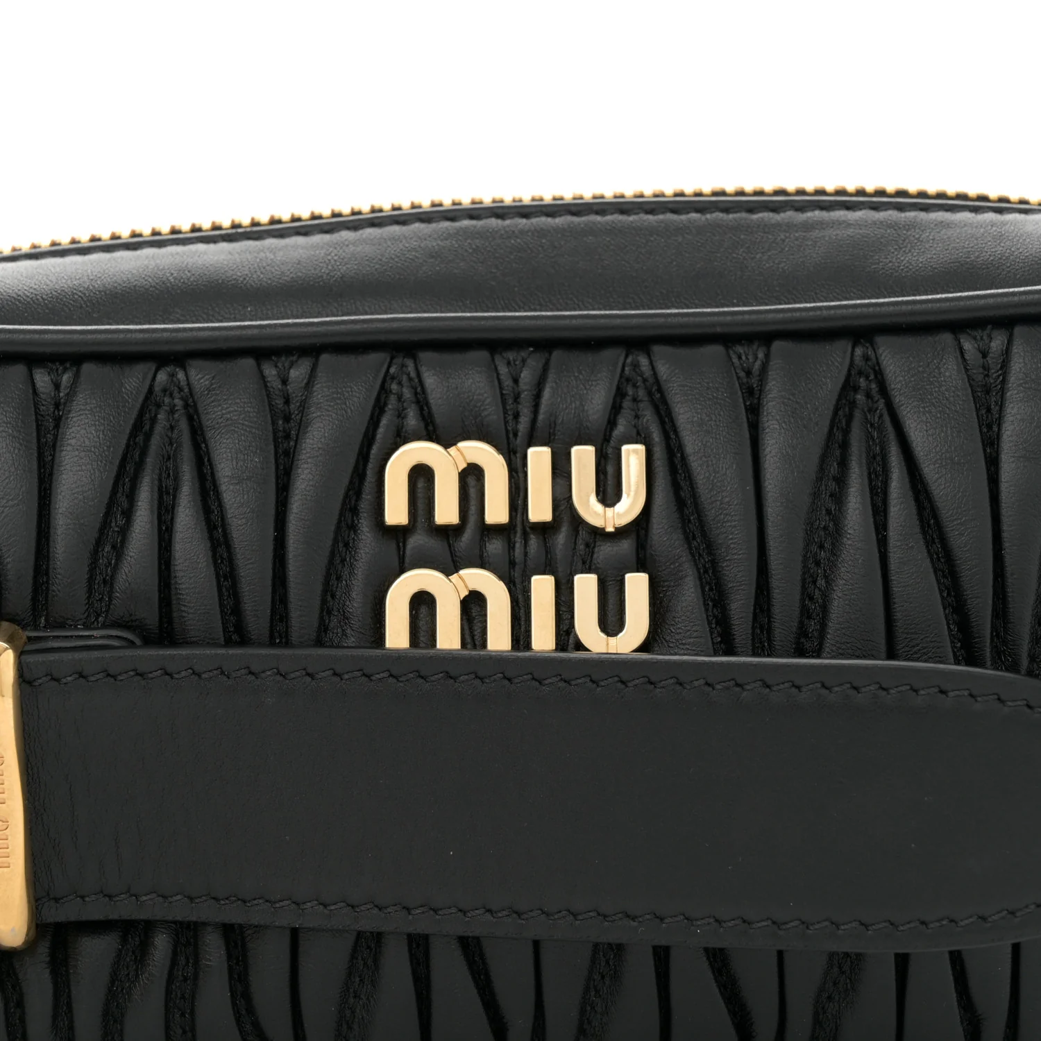Nappa Matelasse Business Clutch Black