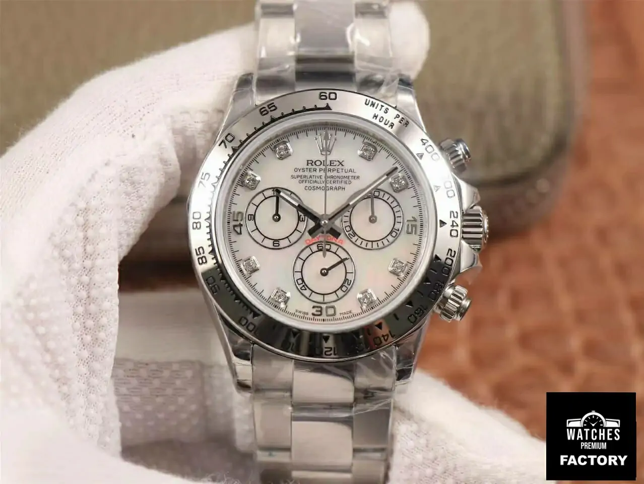 Rolex Daytona Cosmograph 116520-78590 JH Factory White Dial