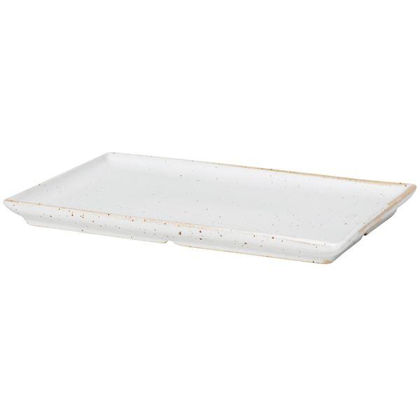 Eli tallerken 20x12 cm mat soft light grey