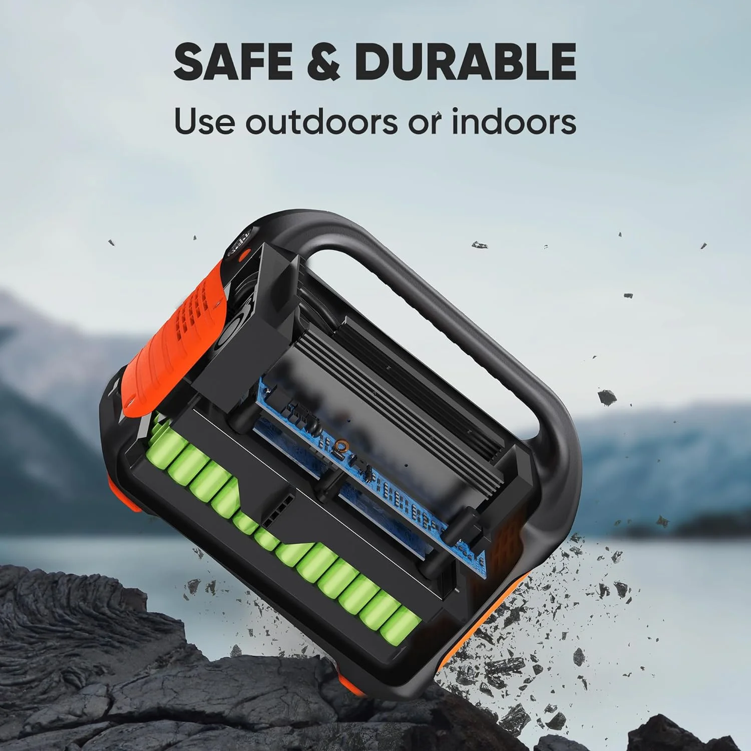Portable Power Station Explorer 500, 500W Continuous/1000W Peak Portable Power Stations(E500) Image 4