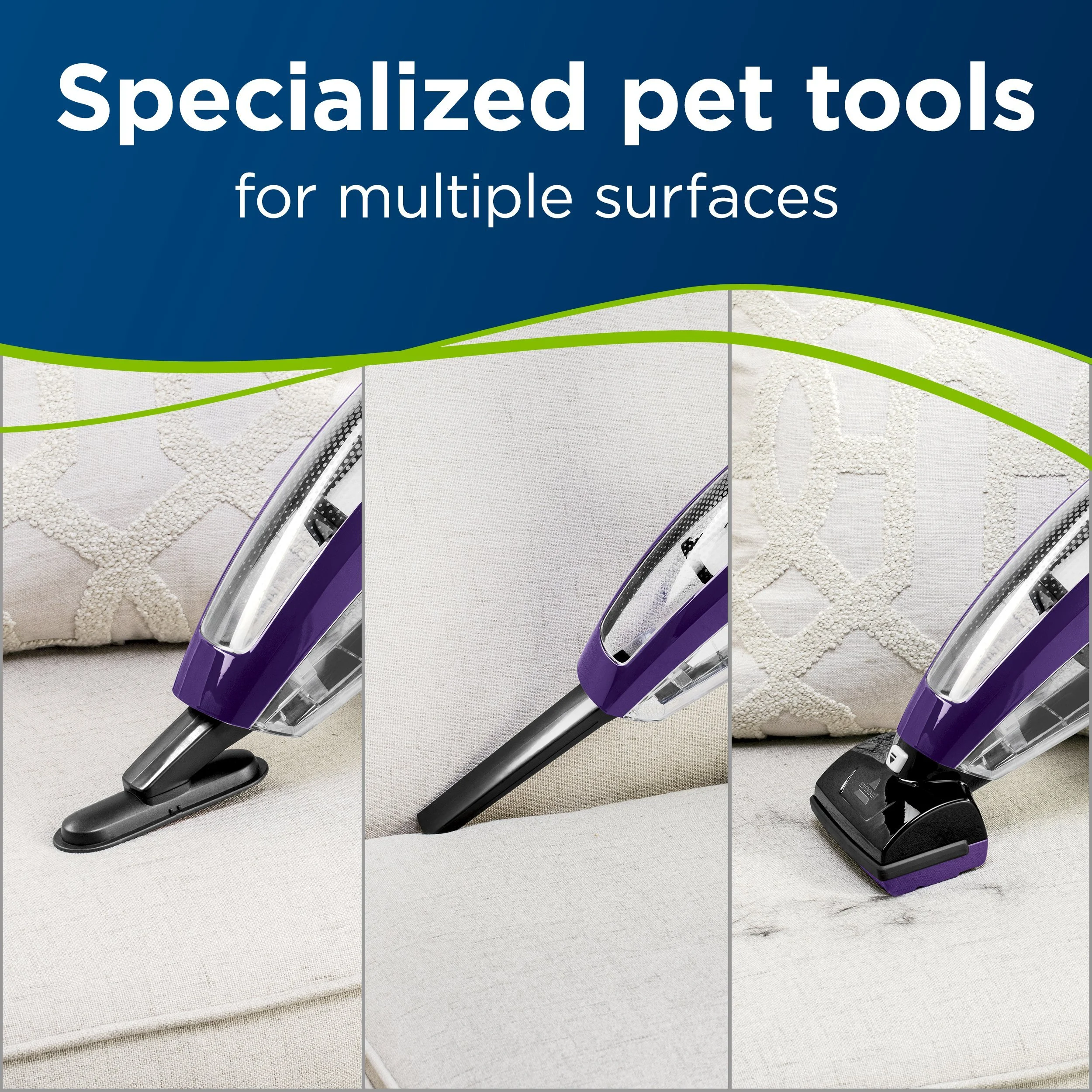 Pet Hair Eraser Lithium Ion Cordless Hand Vacuum, Purple, 2390A - Image 6