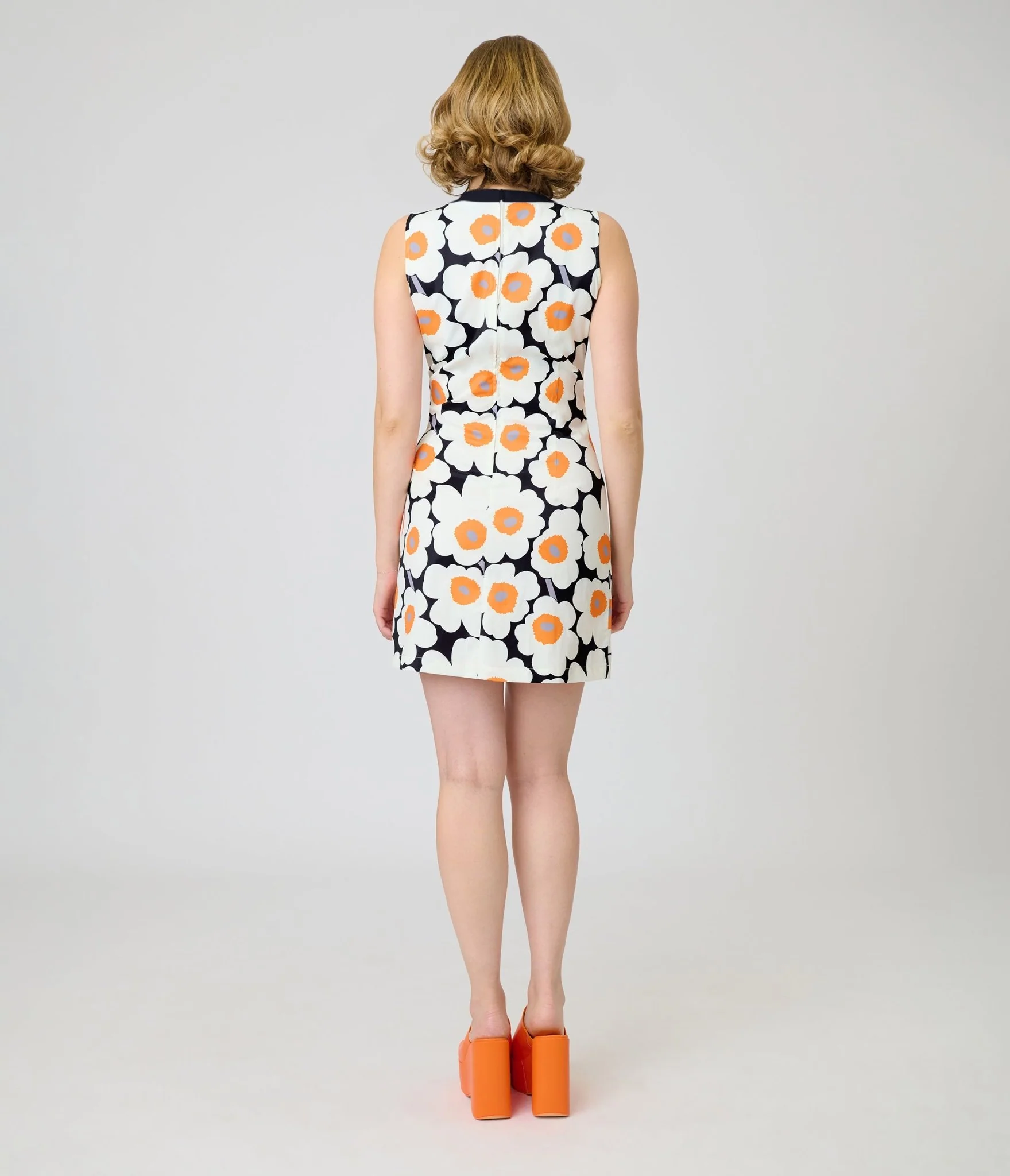 Smak Parlour Black & Daisy Mod Mini Dress