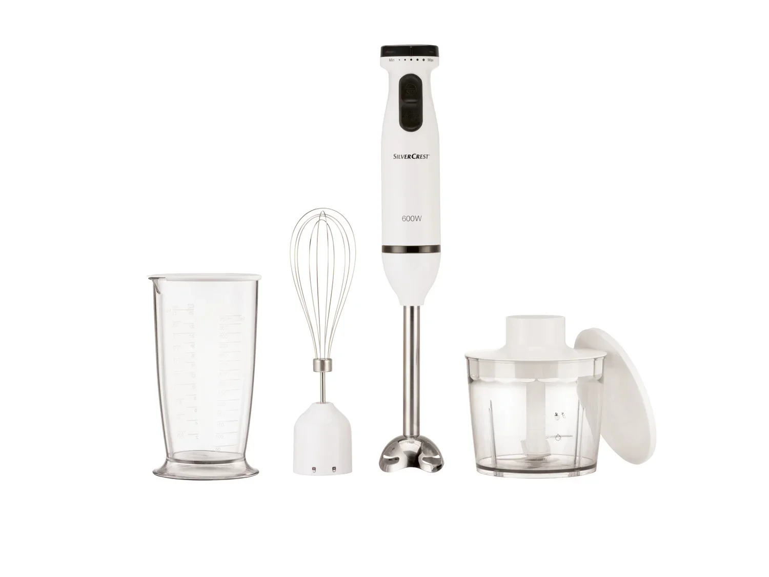 SILVERCREST KITCHEN TOOLS Mixeur plongeant 3-en-1 SSMS 600 E6 / SOSMS 600 E6