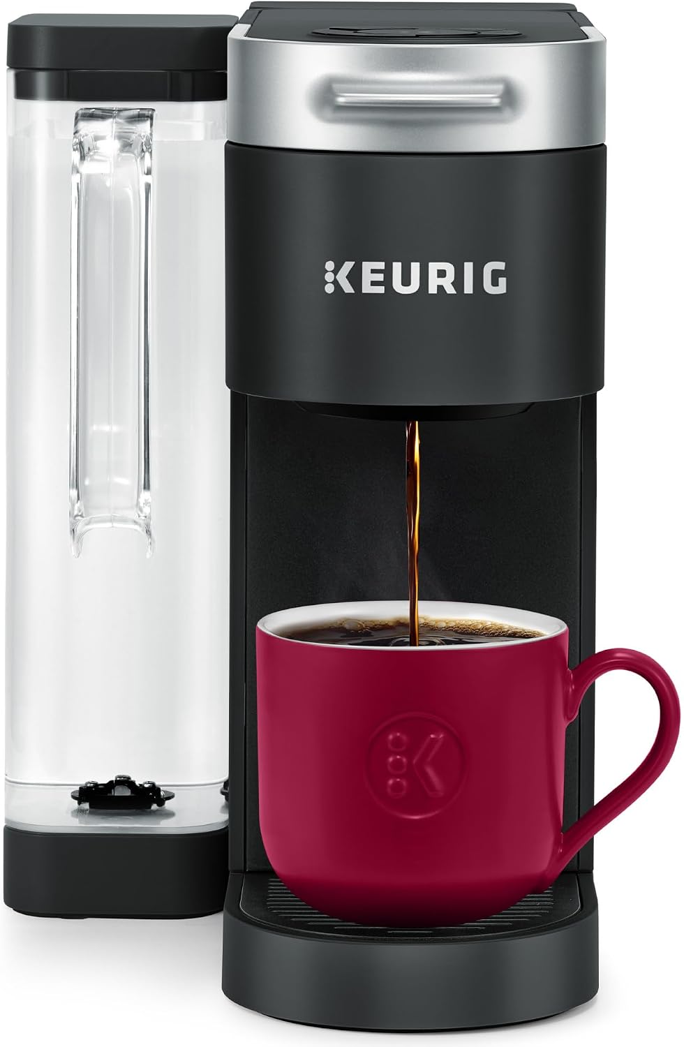 Keurig K-Supreme Single Serve K-Cup Pod Coffee Maker, MultiStream Technology, 4 Brew Sizes, 66oz Dual-Position Removable Reservoir, Black| MultiStream Technology, 4 Brew Sizes, Dual-Position Removable Reservoir