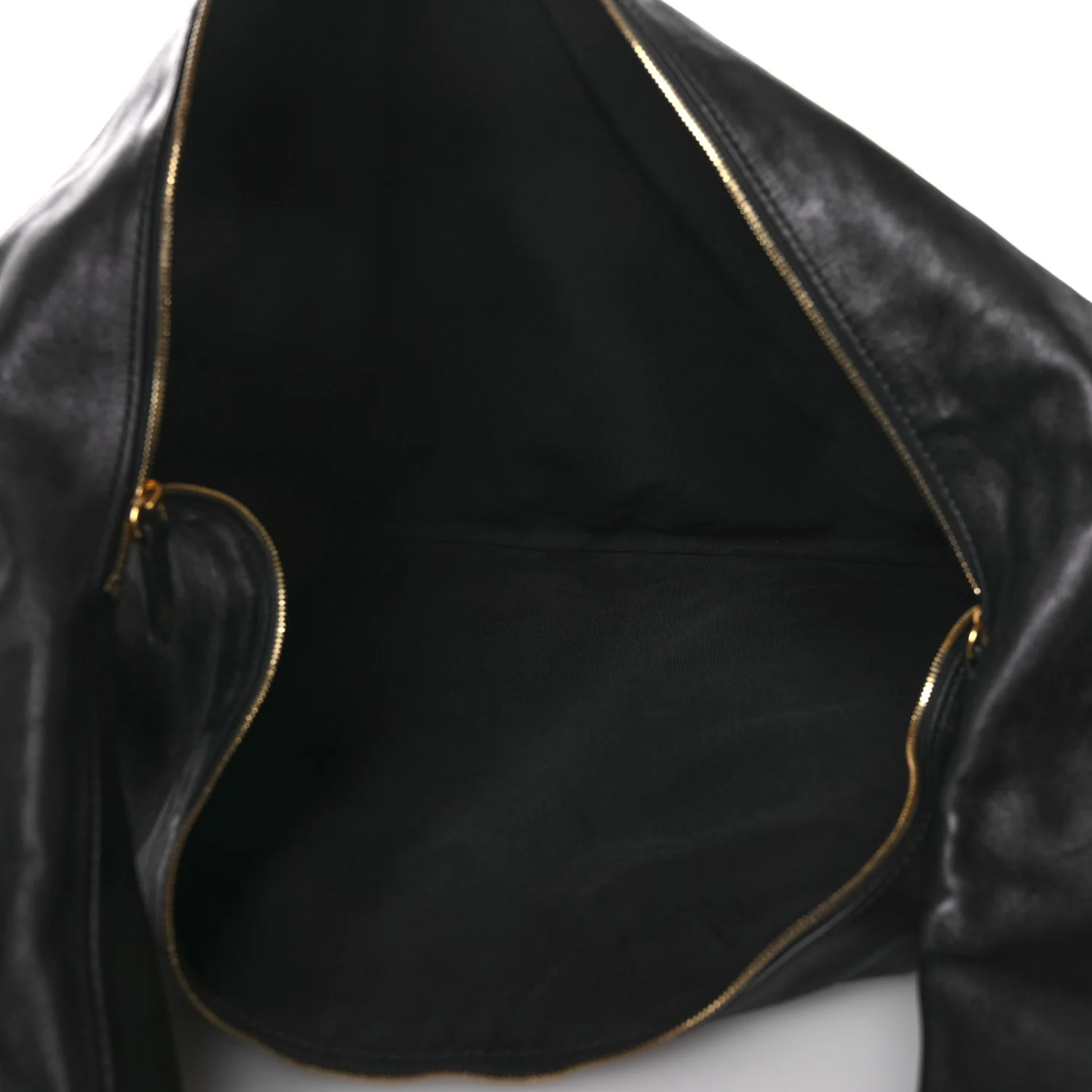Vintage Calfskin Extra Large Olivia Hobo Black