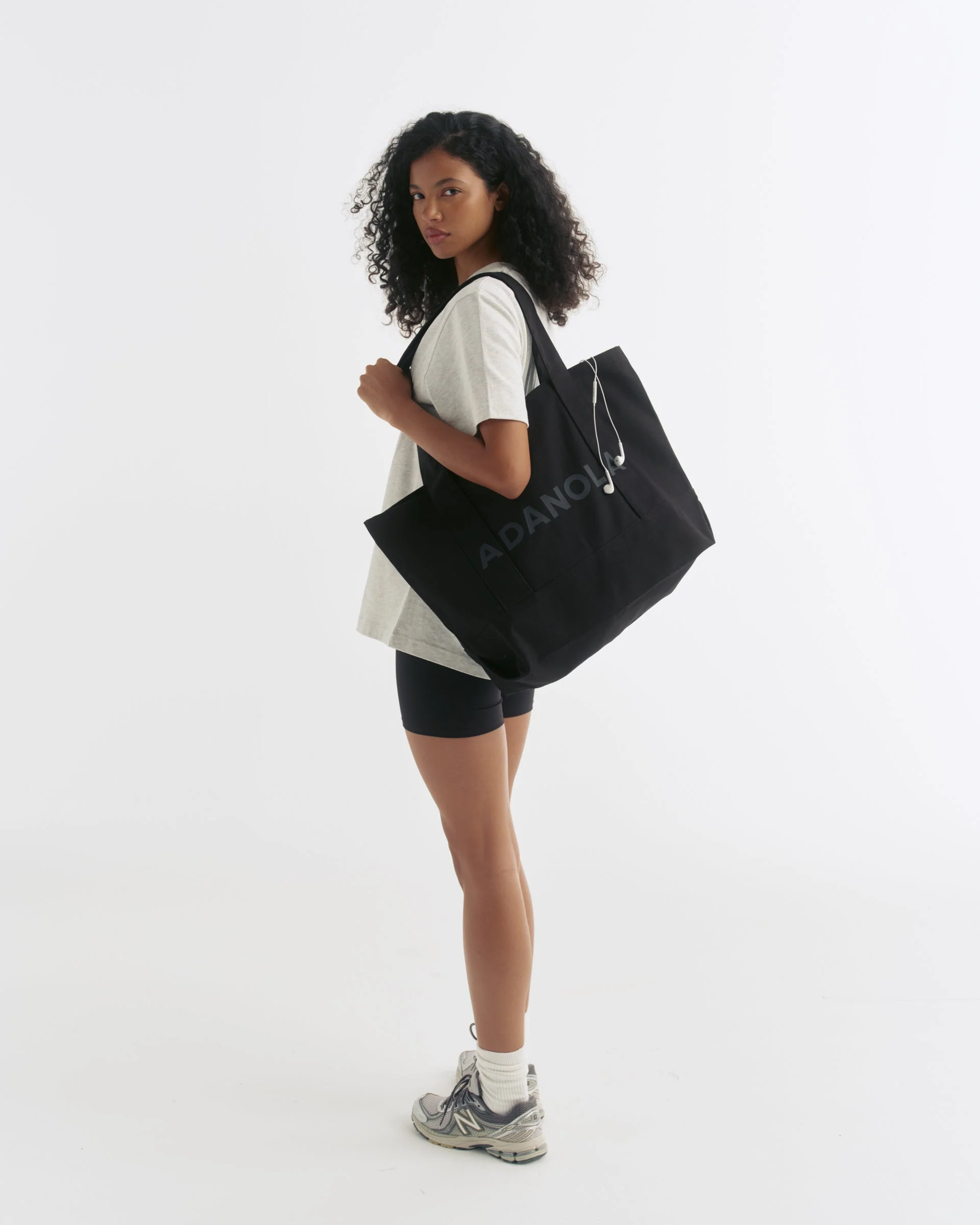 Adanola Branded Tote Bag - Black
