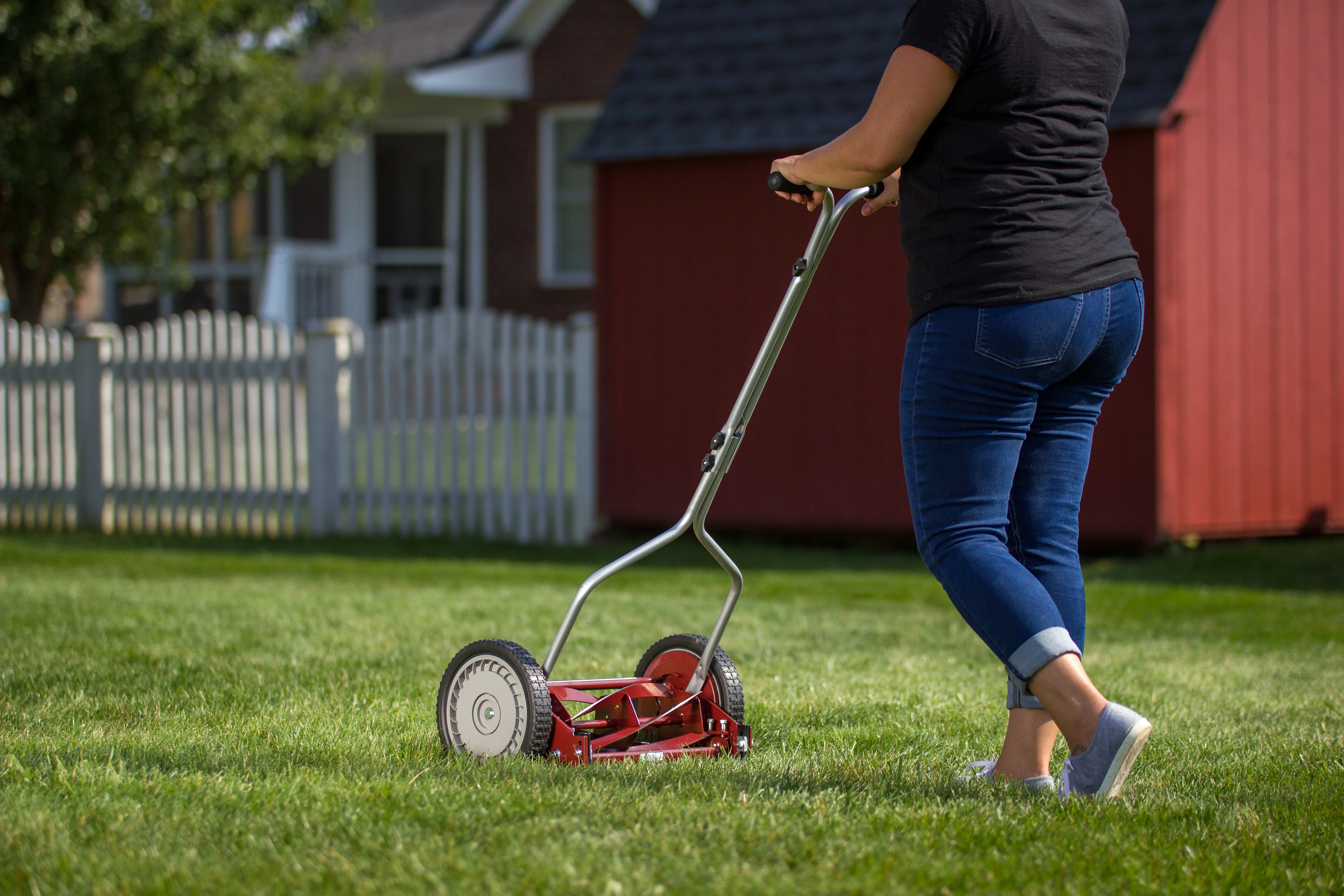 American Lawn Mower 1204 - 14 14 - Inch 4 - Blade Push Reel Lawn Mower