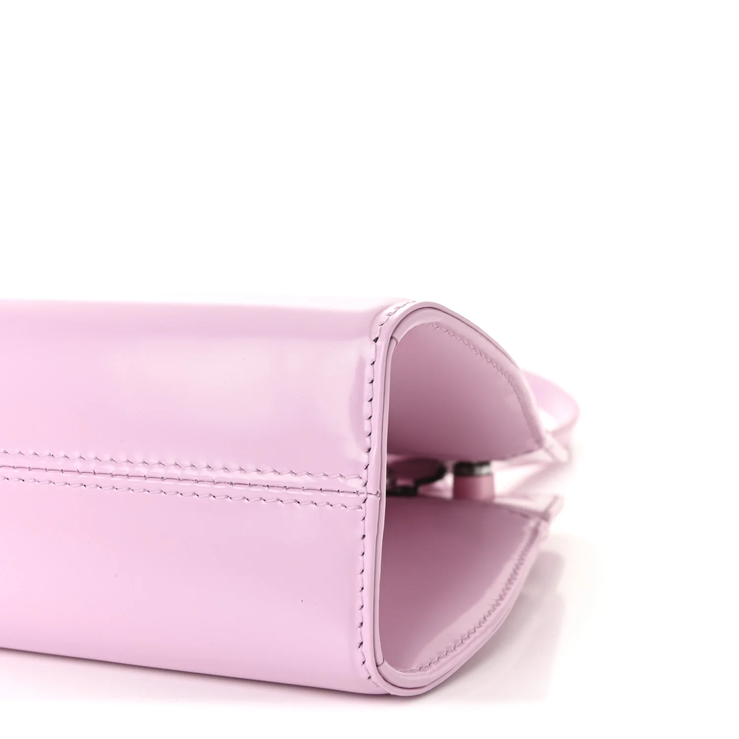 Brushed Calfskin Mini Wanda Top Handle Bag Bubble Gum
