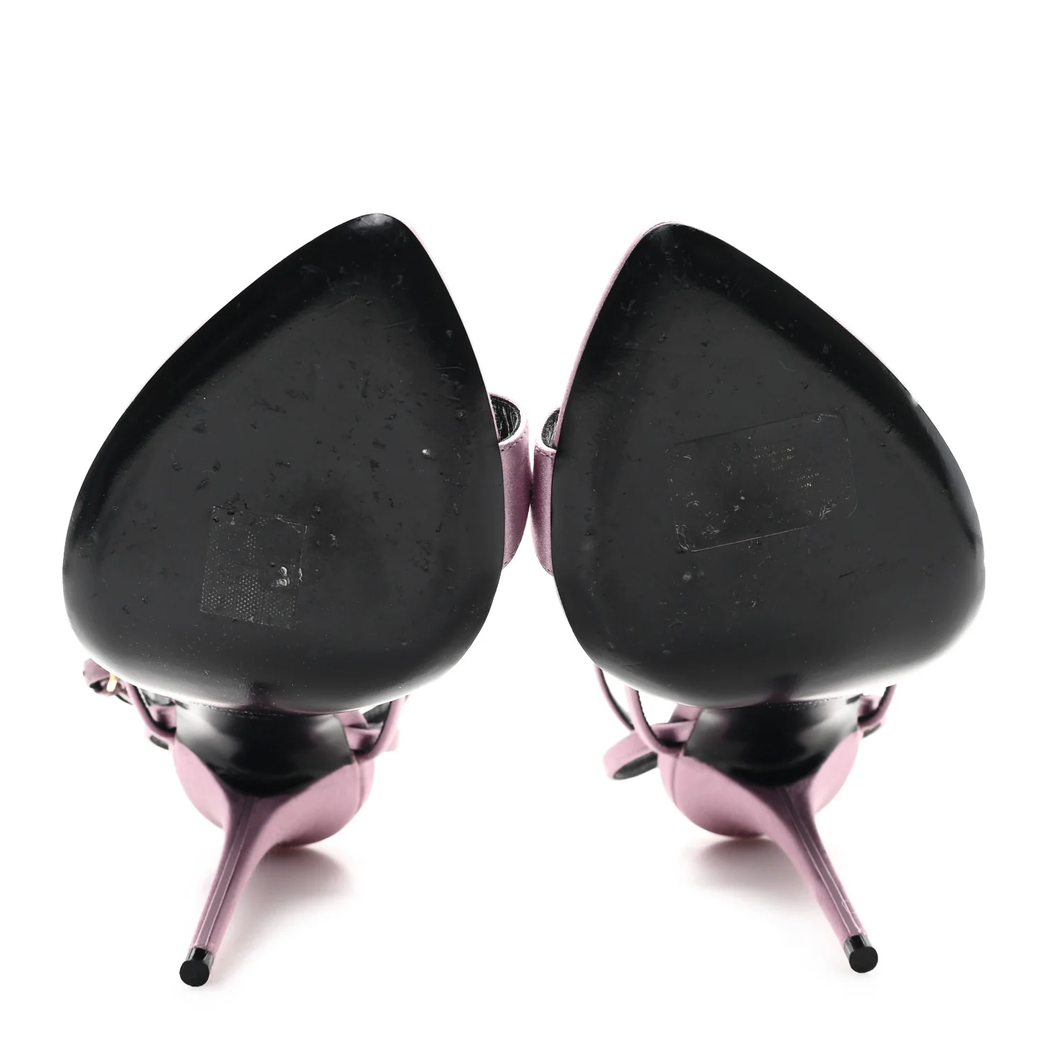 Crepe Satin Dive 110 Mule Sandals 38.5 Ancient Pink
