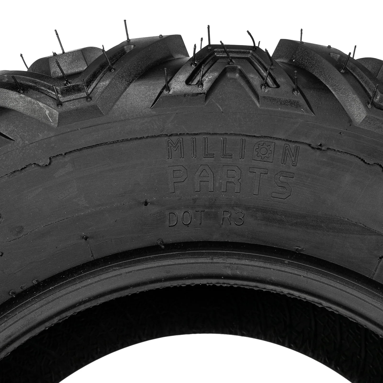 Ktaxon Set of 4 6PR All-Terrain ATV UTV Tires, 25x8 - 12 Front & 25x10 - 12 Rear, Tubeless