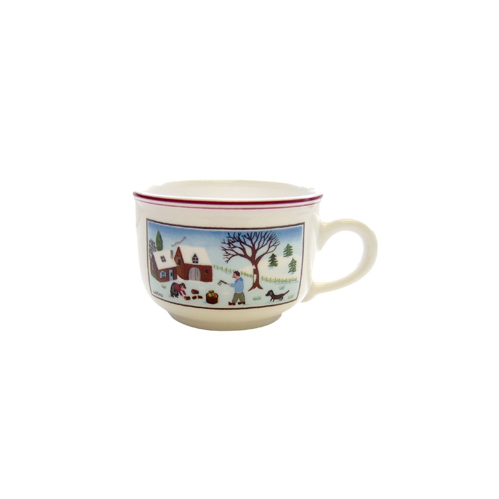 Design Naif Coffee/ Tea Cup - Multi-colored, Premium Porcelain