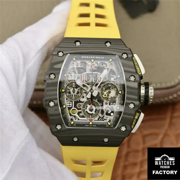 Richard Mille RM11-03 KV Factory Rubber Strap