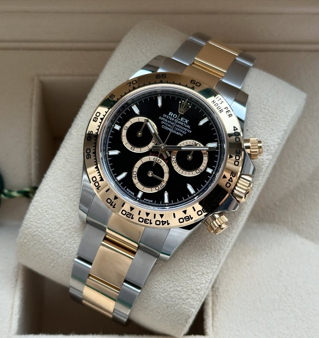 [Super Clone]Rolex Daytona 40mm 126503 Tw0-Tone Black Dial  m126503-0003