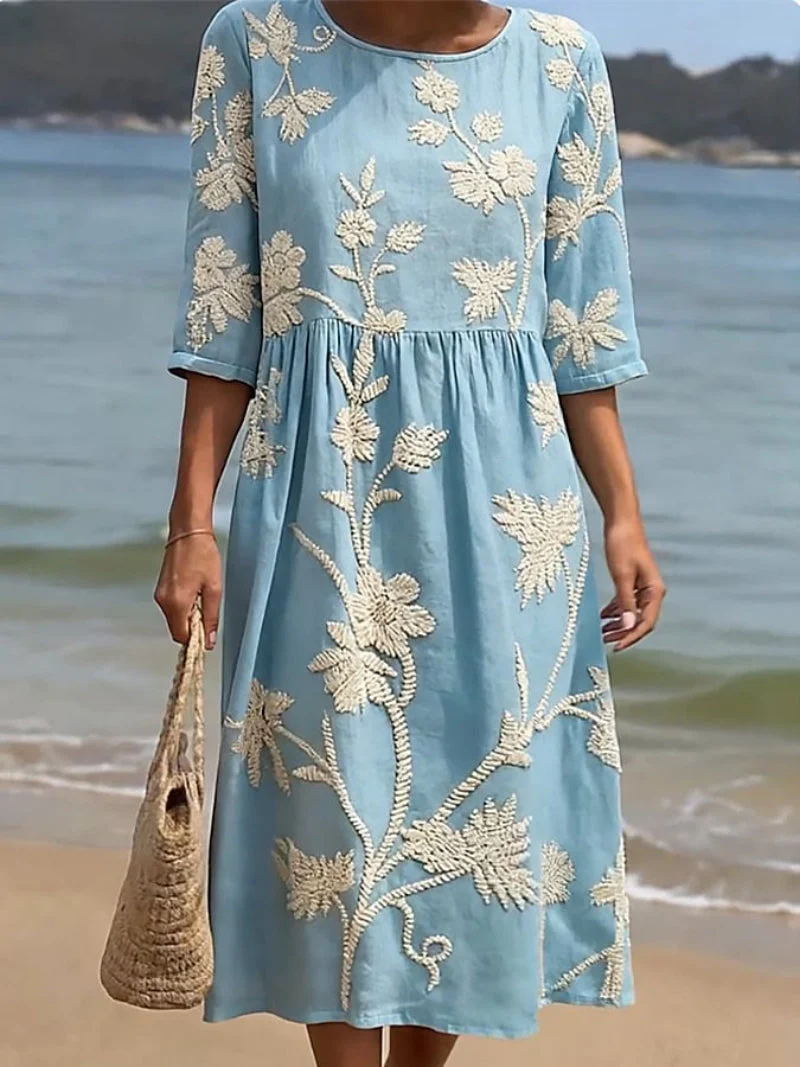Raquel | Robe Vintage Brodée