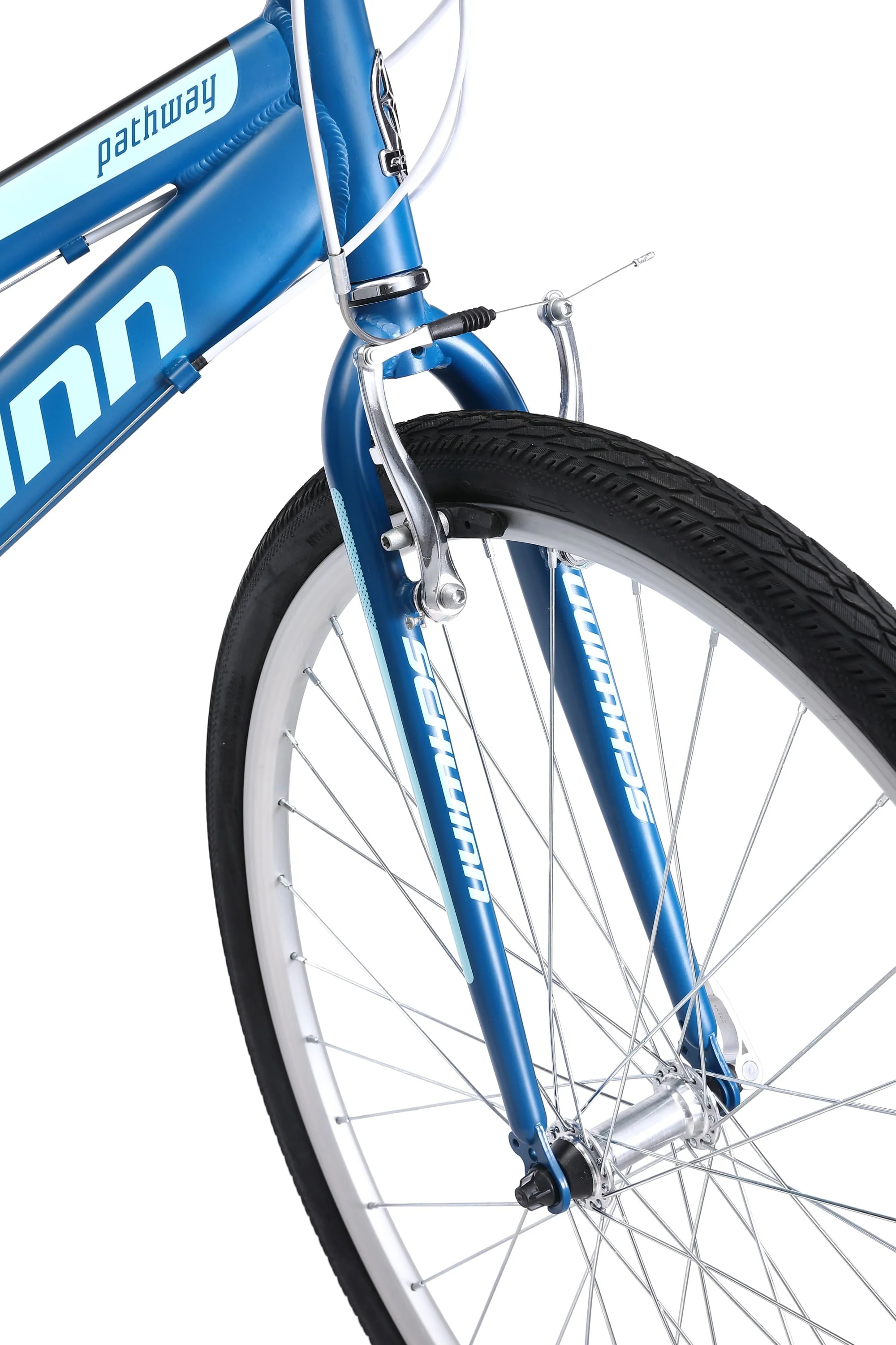 Pathway Multi Use Bike, 700c wheels, 18 speeds, womens frame, blue, 28 inch wheel size, hybrid Image 7