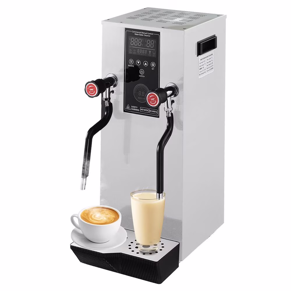 Commercial Milk Frother, 110V 1400W Automatic Foam Machine with LED Display for Coffee Shops (Black)(Black) - Image 3