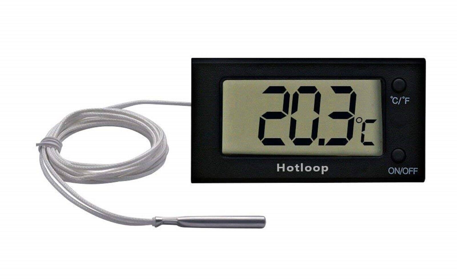 Hotloop Oven Thermometer Resistant 300��C - Digital Kitchen Barbecue Thermometer Temperature Probe Oven Proof for Baking, Pizza, Meat, Oil, Milk, Deep
