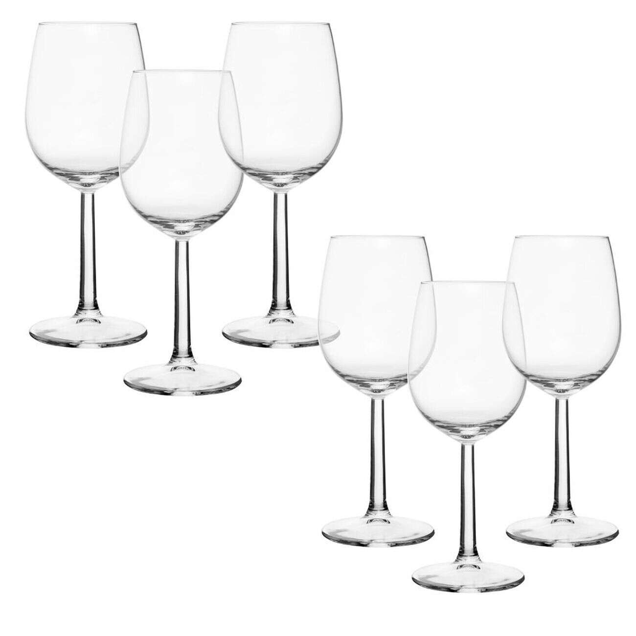 Verre à pied x6 transparent 29,5cl