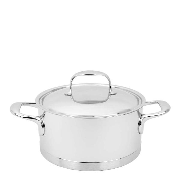 Atlantis 7 gryte med lokk 20 cm 3L rustfritt stål