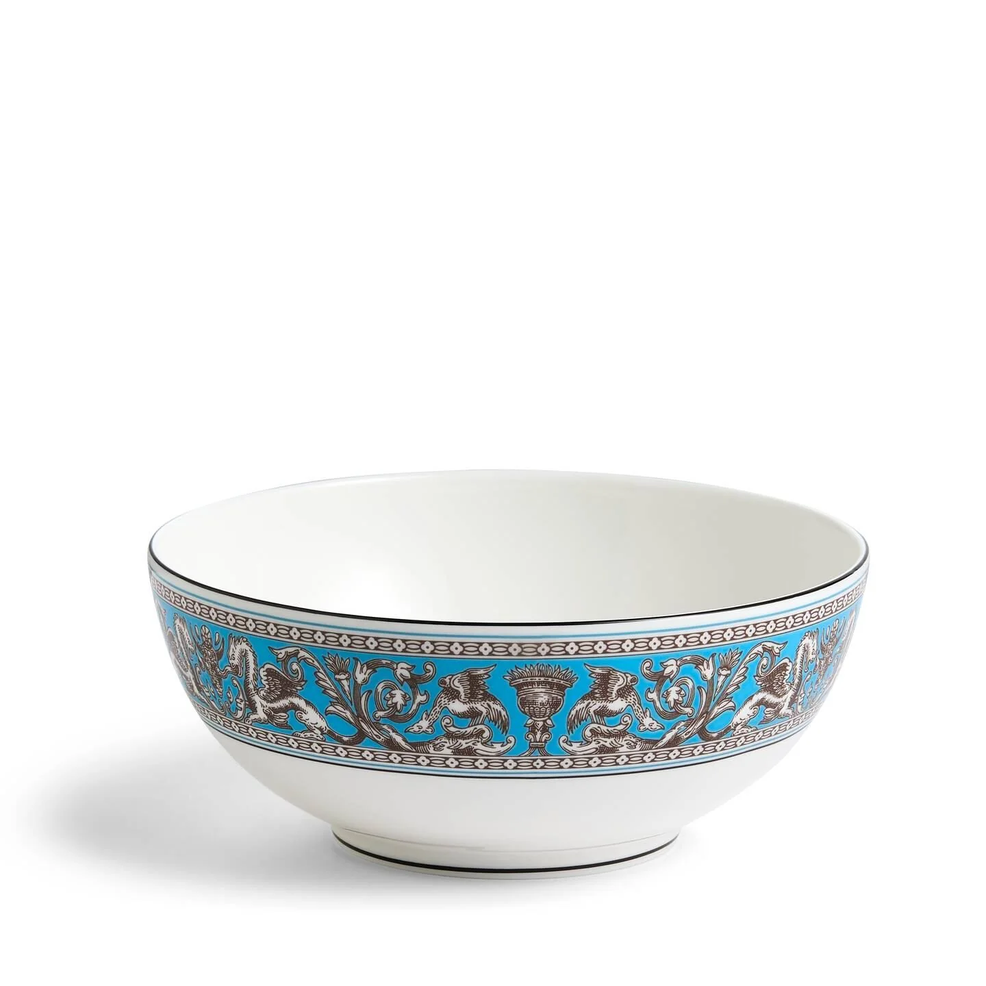 Florentine Turquoise Soup/Noodle Bowl