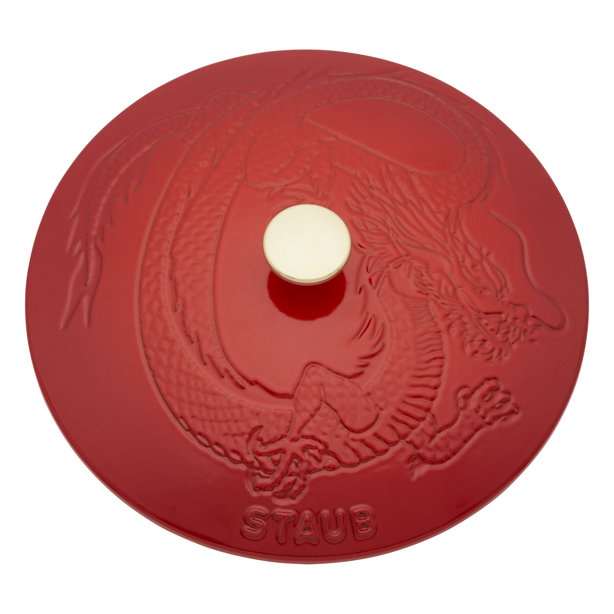 Cast Iron 2.5-qt Saute Pan with Dragon Lid Cherry(Cherry) - Image 7