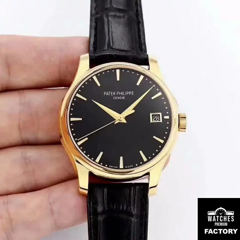 Patek Philippe Calatrava 5227 18K Yellow Gold Black Dial