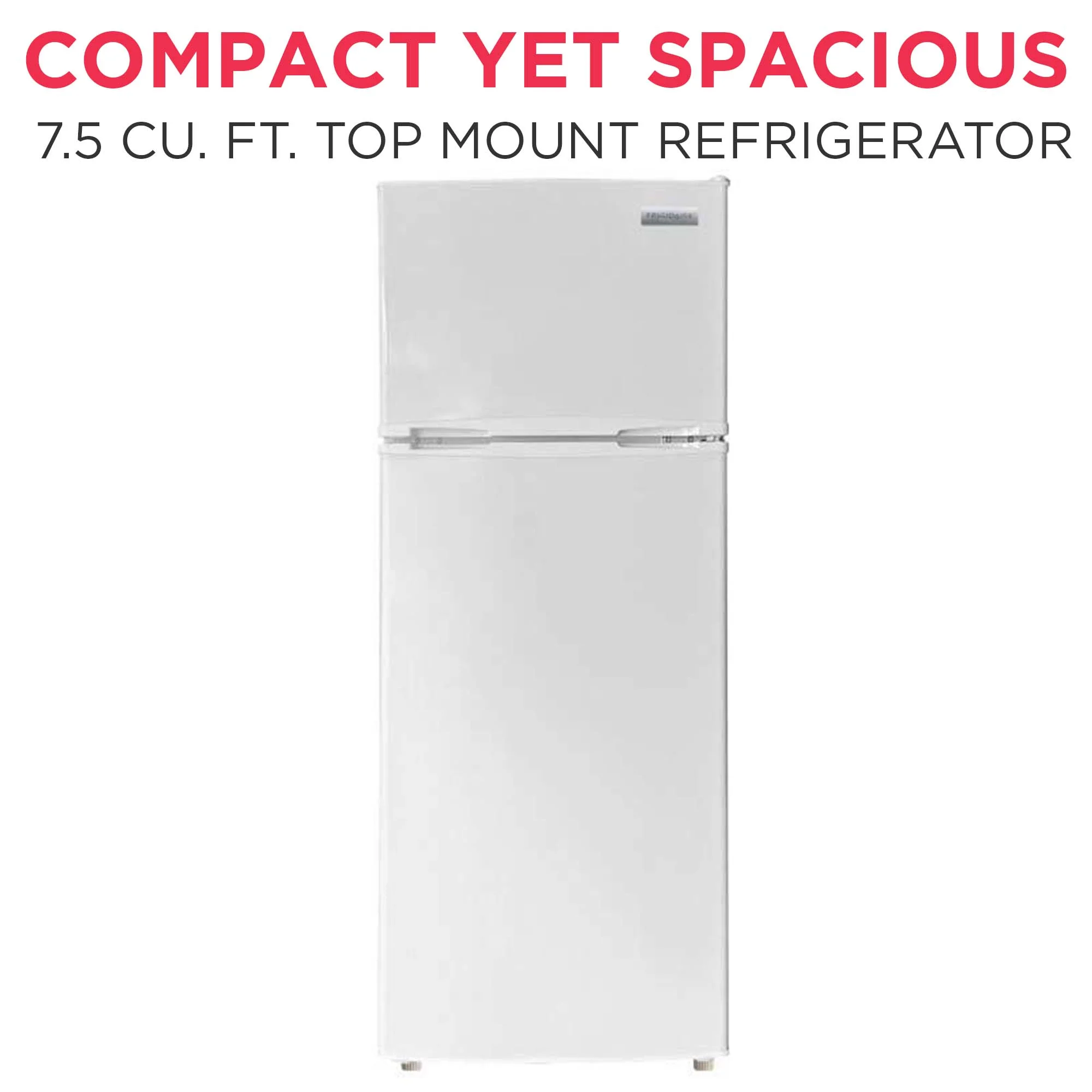 7.5 Cu. Ft. Top Mount Refrigerator, Black(Black) - Image 7